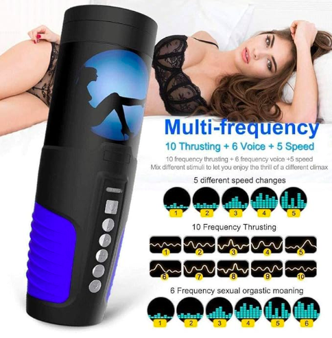 Máy thủ dâm Migyy Bond Girls rung thụt đa năng cao cấp nam